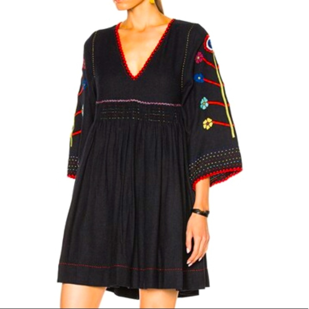 Ulla Johnson Masha boho Embroidered dress